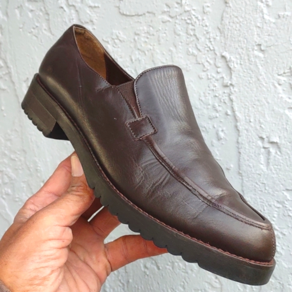 GRUPPO ITALIANO LADIES LUXURY LEATHER SLIP ON (ITALY)